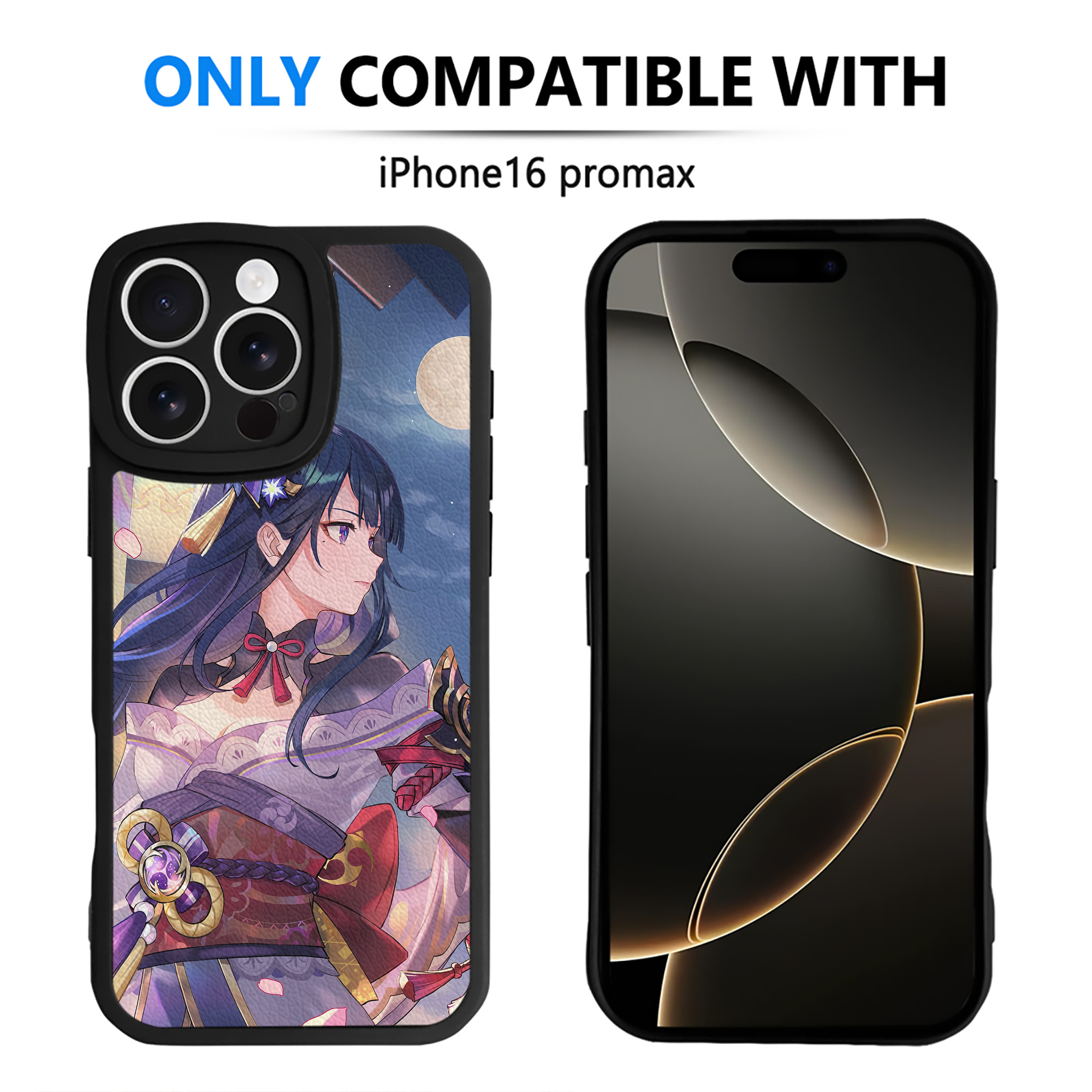 げんし神 genshin 【iPhone 16シリーズ対応】シリコンスマホケース（レザー調） 材質：シリコン